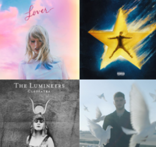 Shows the "Pop" playlist on Spotify.